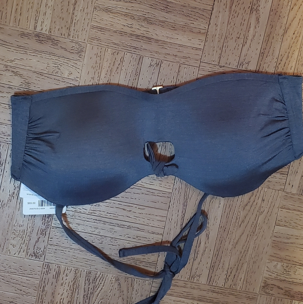 ATHLETA AQUALUXE KNIT BANDEAU BIKINI